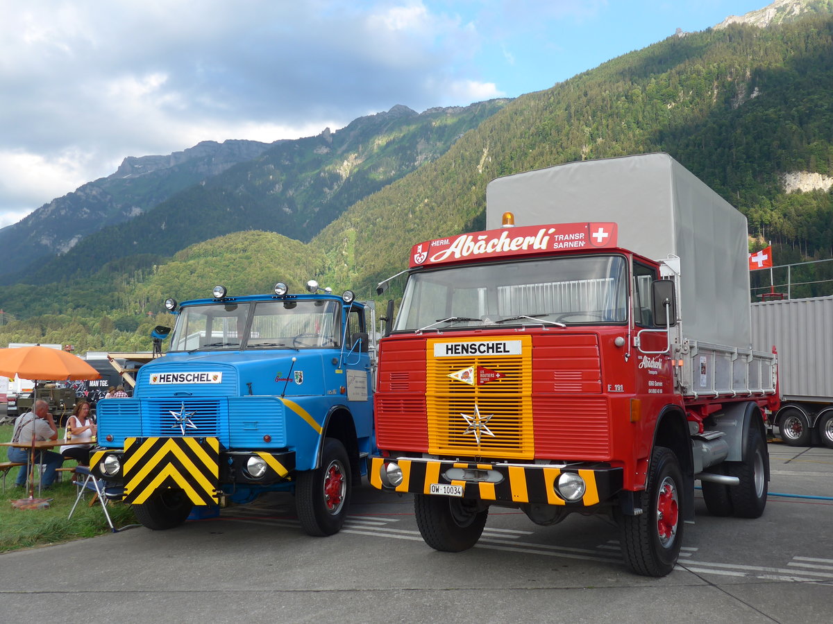 (194'320) - Ab�cherli, Sarnen - OW 10'034 - Henschel am 23. Juni 2018 in Interlaken, Flugplatz
