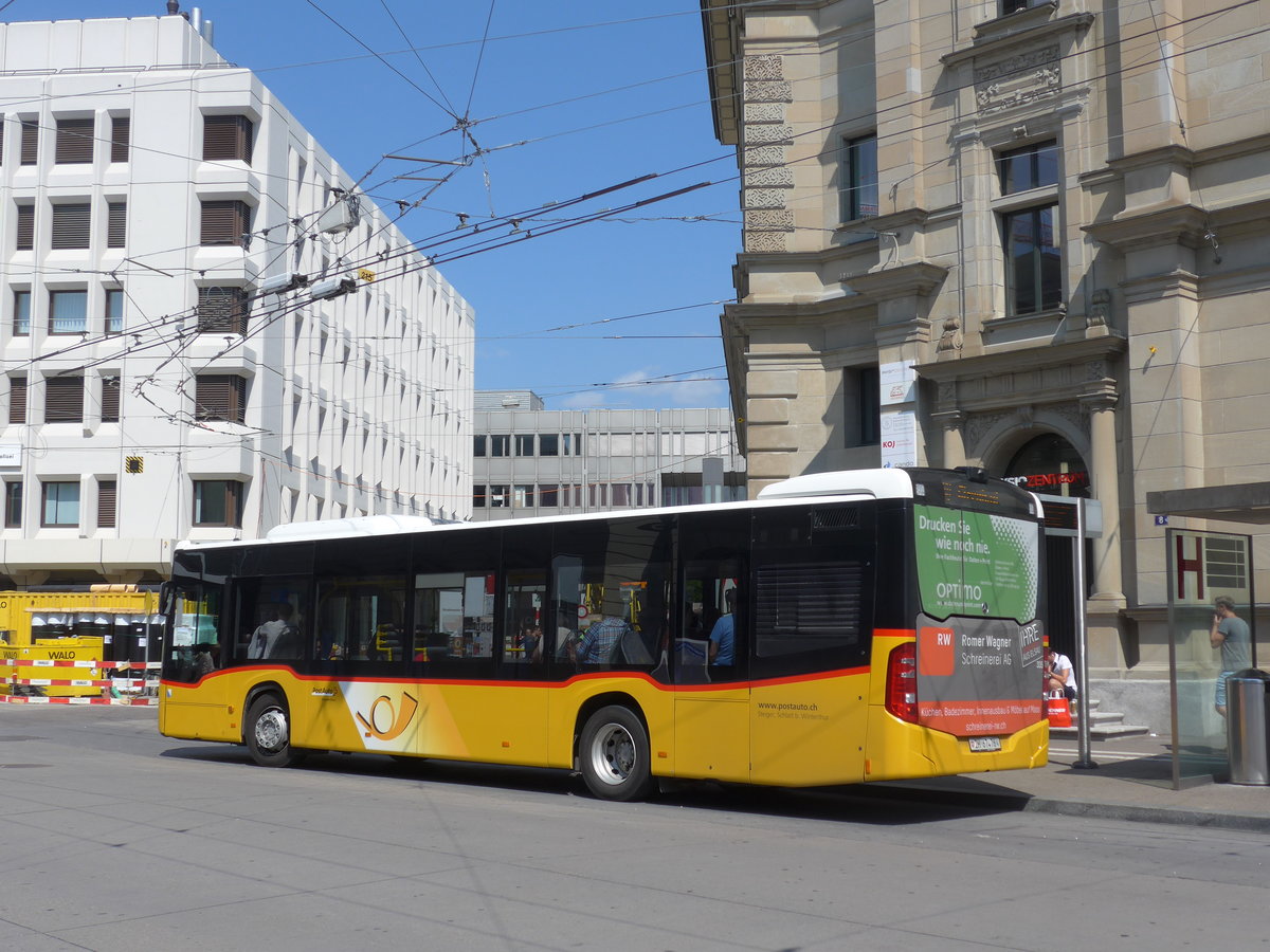 (194'652) - Steiger, Schlatt - Nr. 335/ZH 67'476 - Mercedes am 7. Juli 2018 beim Hauptbahnhof Winterthur