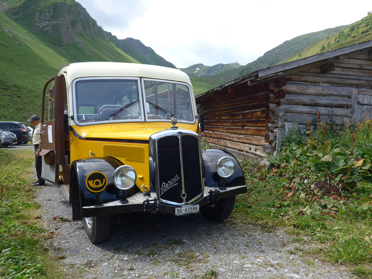 (194'819) - Baumgartner, Horn - Nr. 2/SG 61'596 - Berna/Seitz (ex Nr. 1; ex Rieser, Htten; ex Kulmhotel, Arosa; ex Wanzenried, Innereriz; ex P 1653) am 15. Juli 2018 in Tschiertschen, Alp Farur