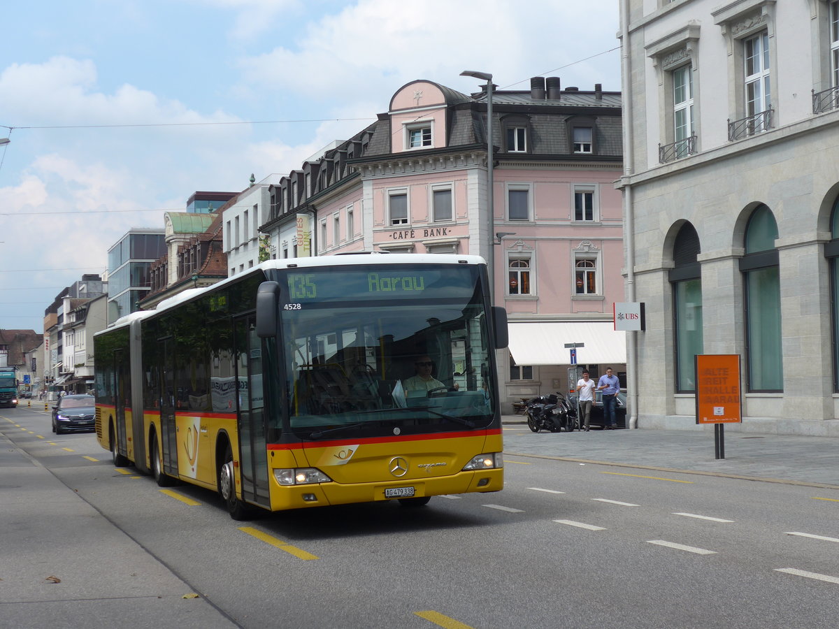 (195'088) - PostAuto Nordschweiz - AG 479'338 - Mercedes (ex SO 149'615) am 23. Juli 2018 beim Bahnhof Aarau