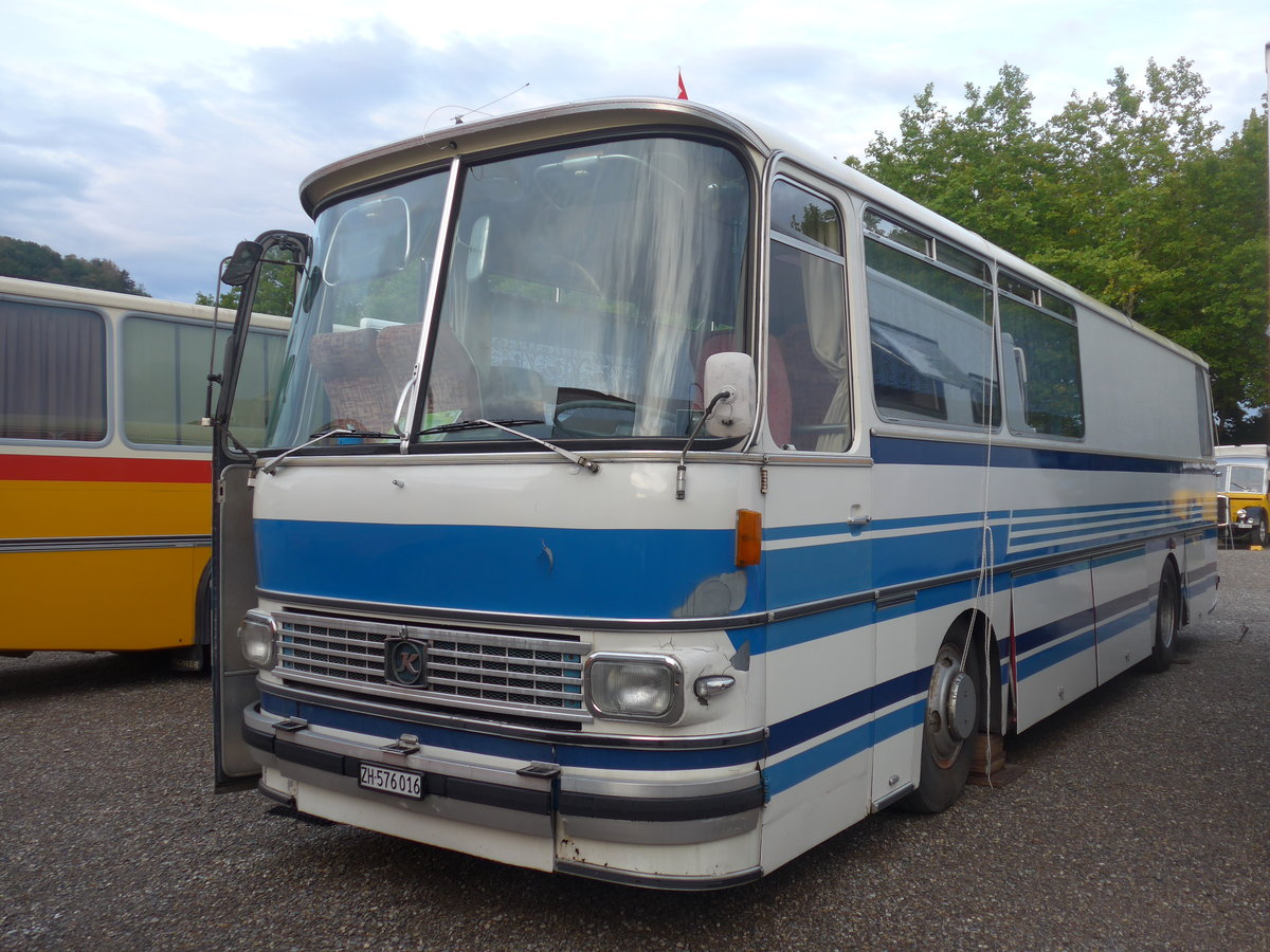 (195'897) - Meier, Dietikon - ZH 576'016 - Setra (ex Geiger, Adelboden Nr. 1; ex Schelbert, Unteriberg) am 17. August 2018 in Wettingen, Zirkuswiese