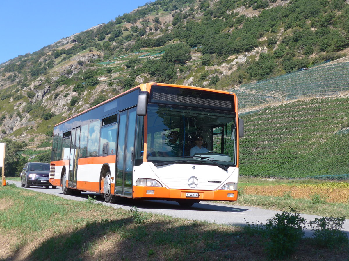 (196'035) - Ruffiner, Turtmann - VS 449'199 - Mercedes (ex Regiobus, Gossau) am 19. August 2018 in Gampel, Open-Air