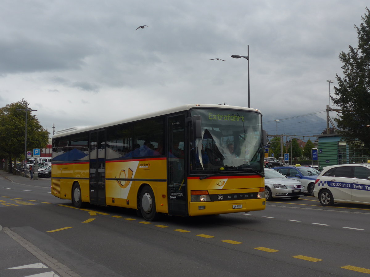 (196'204) - TSB Seelisberg - UR 9002 - Setra (ex AVG Grindelwald Nr. 16) am 25. August 2018 bei der Schifflndte Thun