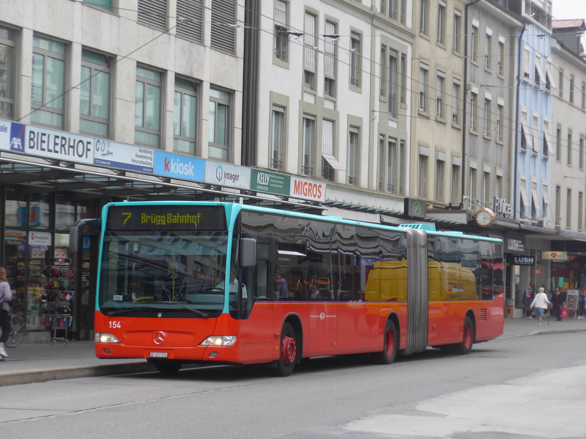 (196'530) - VB Biel - Nr. 154/BE 653'154 - Mercedes am 3. September 2018 in Biel, Guisanplatz