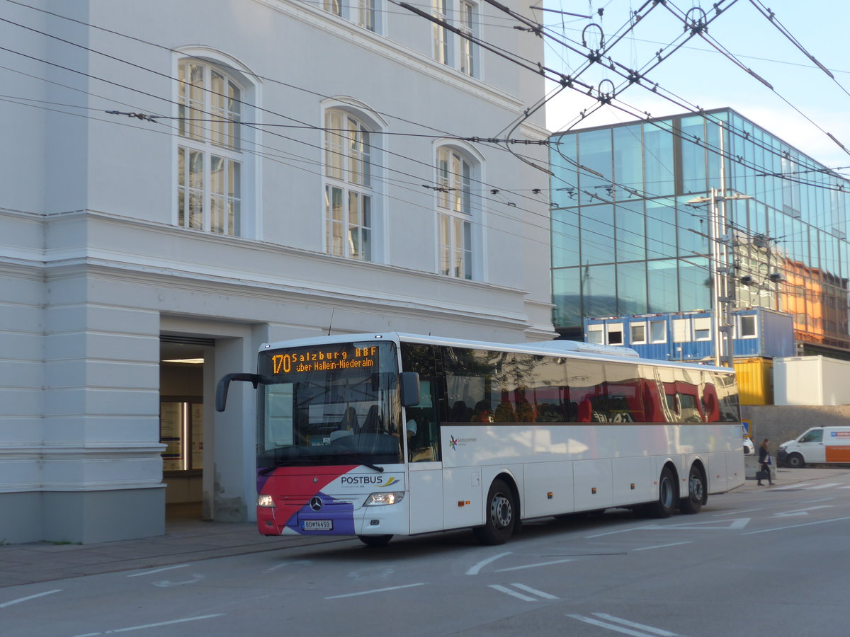 (197'004) - PostBus - BD 14'459 - Mercedes am 13. September 2018 beim Bahnhof Salzburg