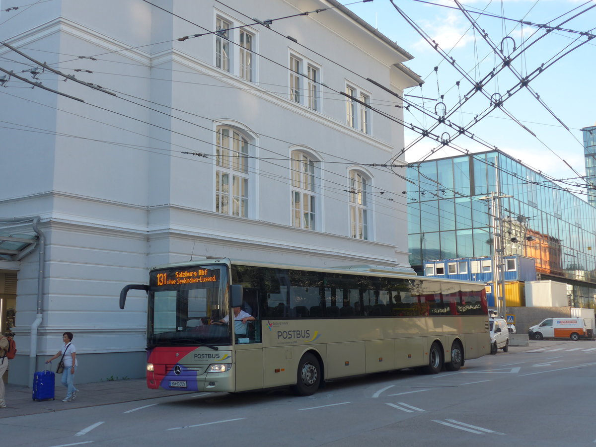 (197'007) - PostBus - BD 13'059 - Mercedes am 13. September 2018 beim Bahnhof Salzburg