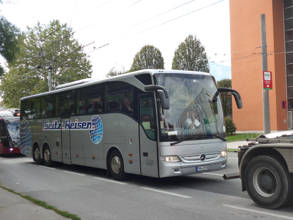 (197'151) - Aus Deutschland: Seitz, Ruhmannsfelden - PAN-EM 585 - Mercedes am 13. September 2018 in Salzburg, Polizeidirektion