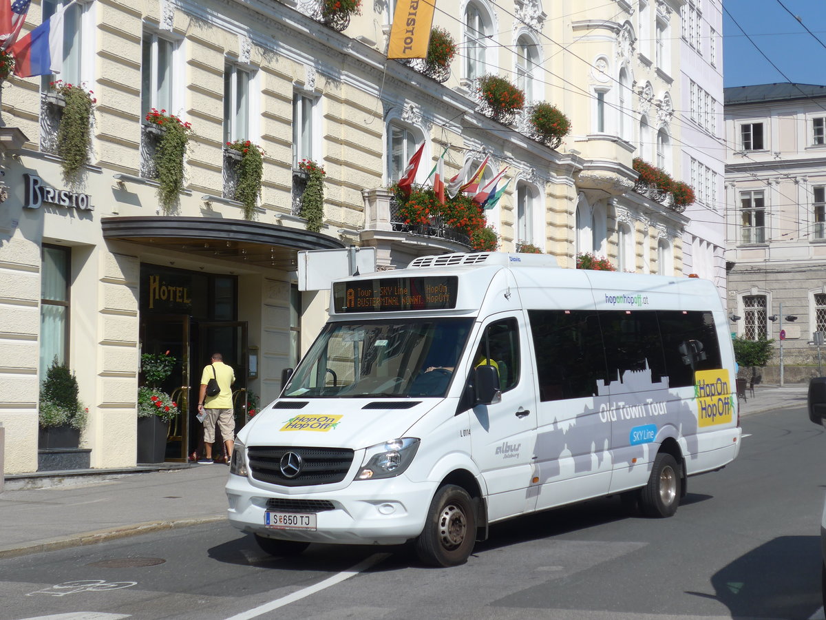 (197'238) - Albus, Salzburg - Nr. L0114/S 650 TJ - Mercedes am 13. September 2018 in Salzburg, Makartplatz