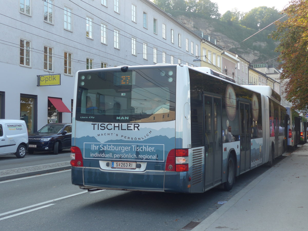 (197'326) - Albus, Salzburg - Nr. L1798/S 263 RI - MAN am 13. September 2018 in Salzburg, Hanuschplatz