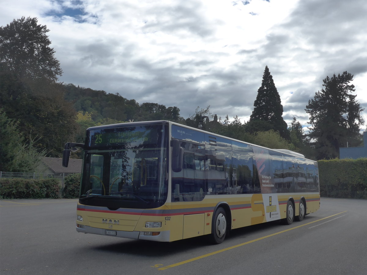 (197'917) - STI Thun - Nr. 132/BE 801'132 - MAN am 23. September 2018 bei der Schifflndte Thun