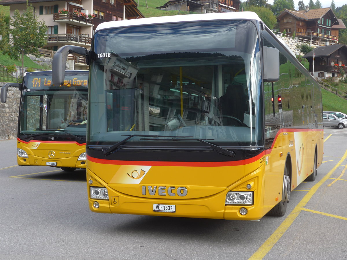 (197'951) - TPC Aigle - Nr. CP09/VD 1332 - Iveco am 23. September 2018 beim Bahnhof Le Spey