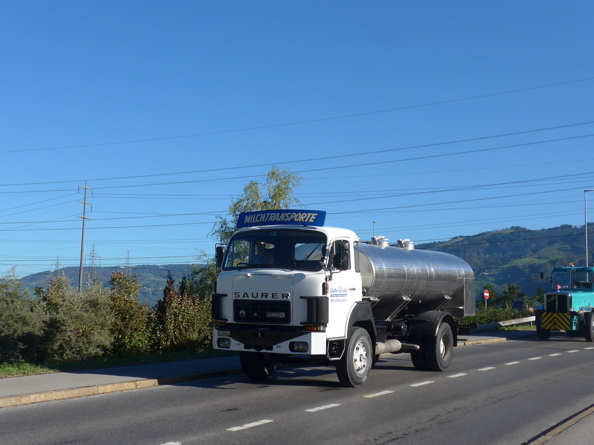 (198'184) - Bischof, Wolfhalden - SG 500'041 - Saurer am 13. Oktober 2018 in Bilten, Sch�niserstrasse