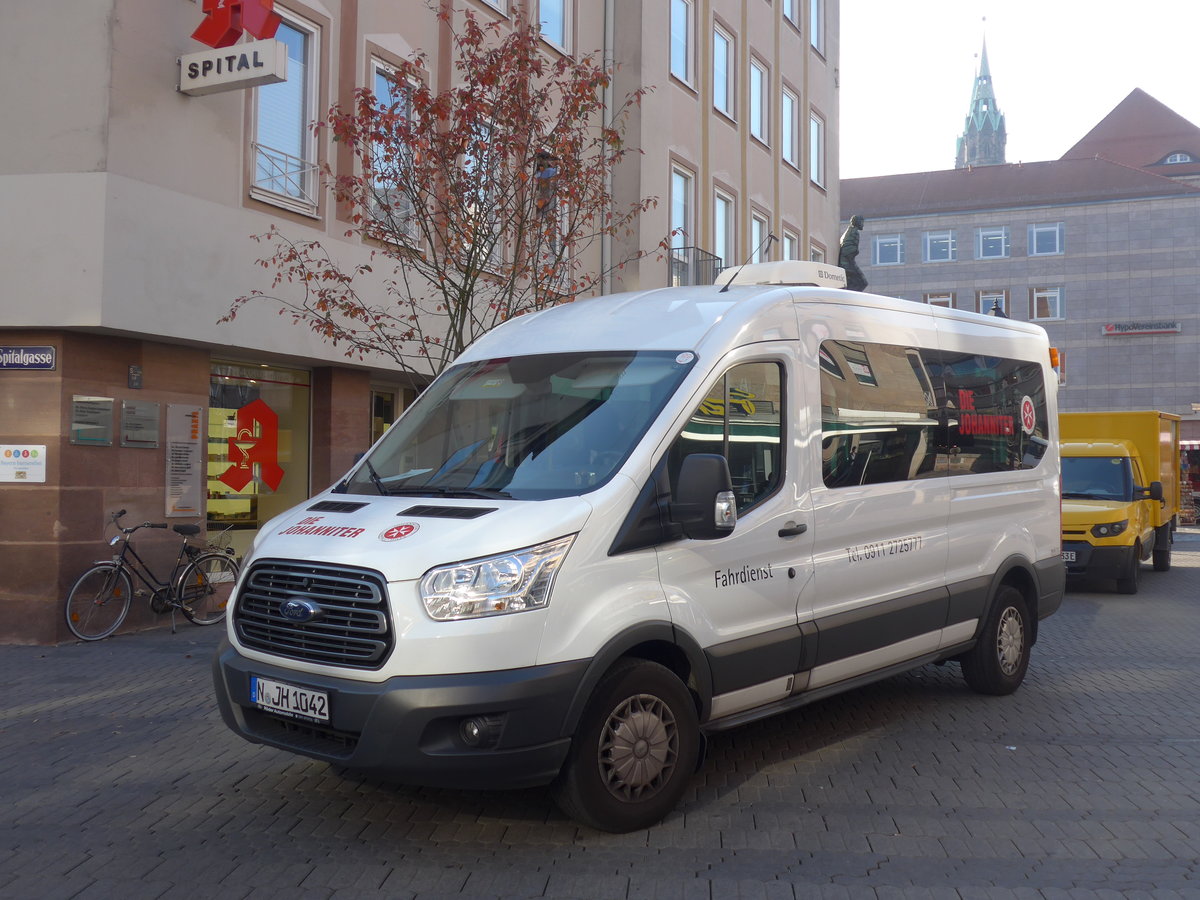 (198'321) - Die Johanniter, Nrnberg - N-JH 1042 - Mercedes am 16. Oktober 2018 in Nrnberg, Heilig-Geist-Spital