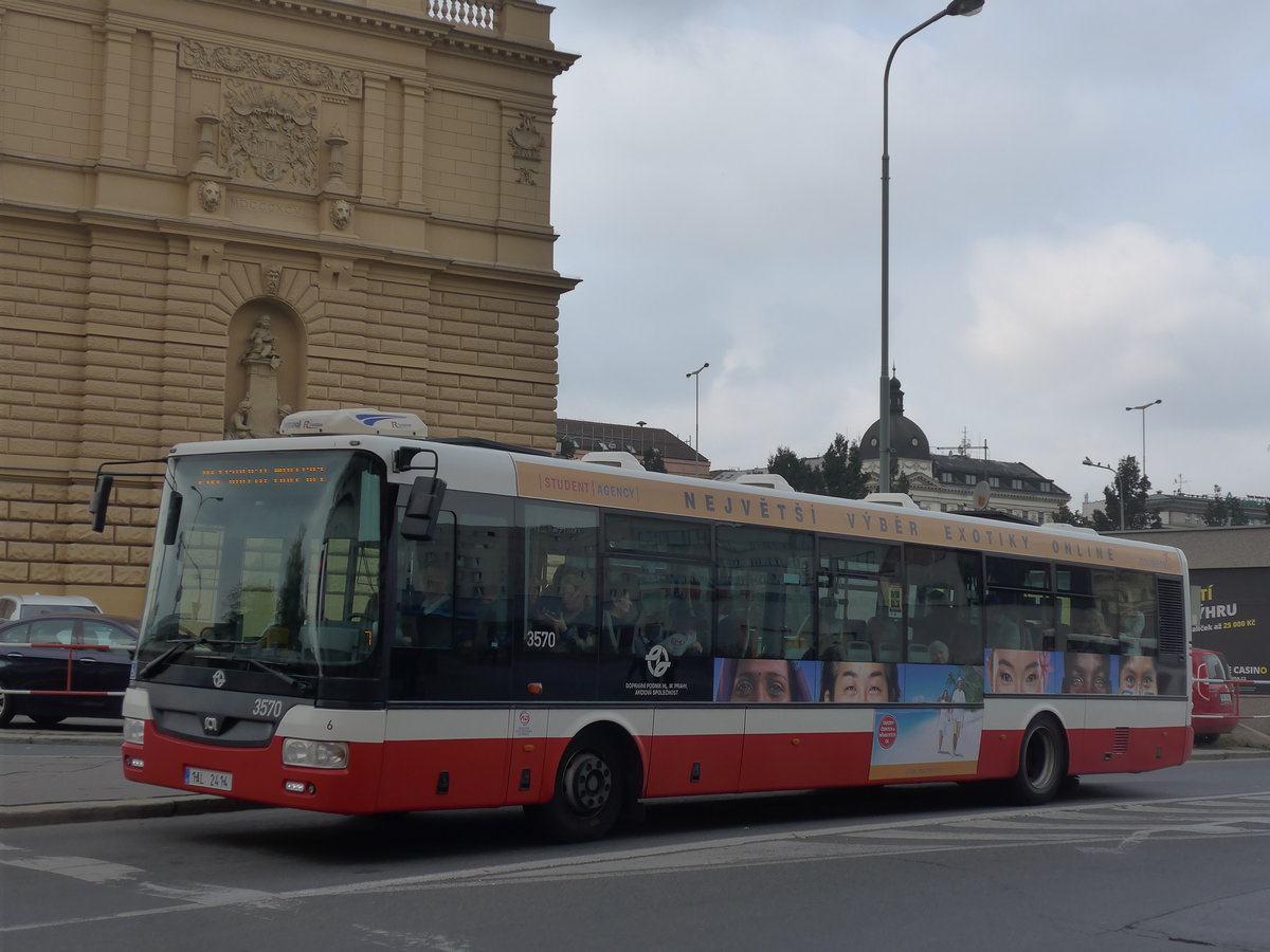 (198'589) - DPP Praha - Nr. 3570/1AL 2414 - SOR am 19. Oktober 2018 in Praha, Florenc