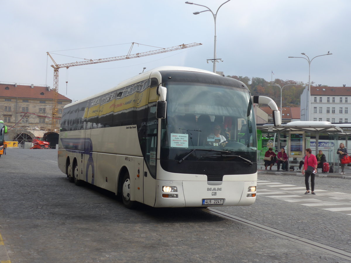 (198'634) - Adotech, Liberec - 4L5 2241 - MAN am 19. Oktober 2018 in Praha, Florenc