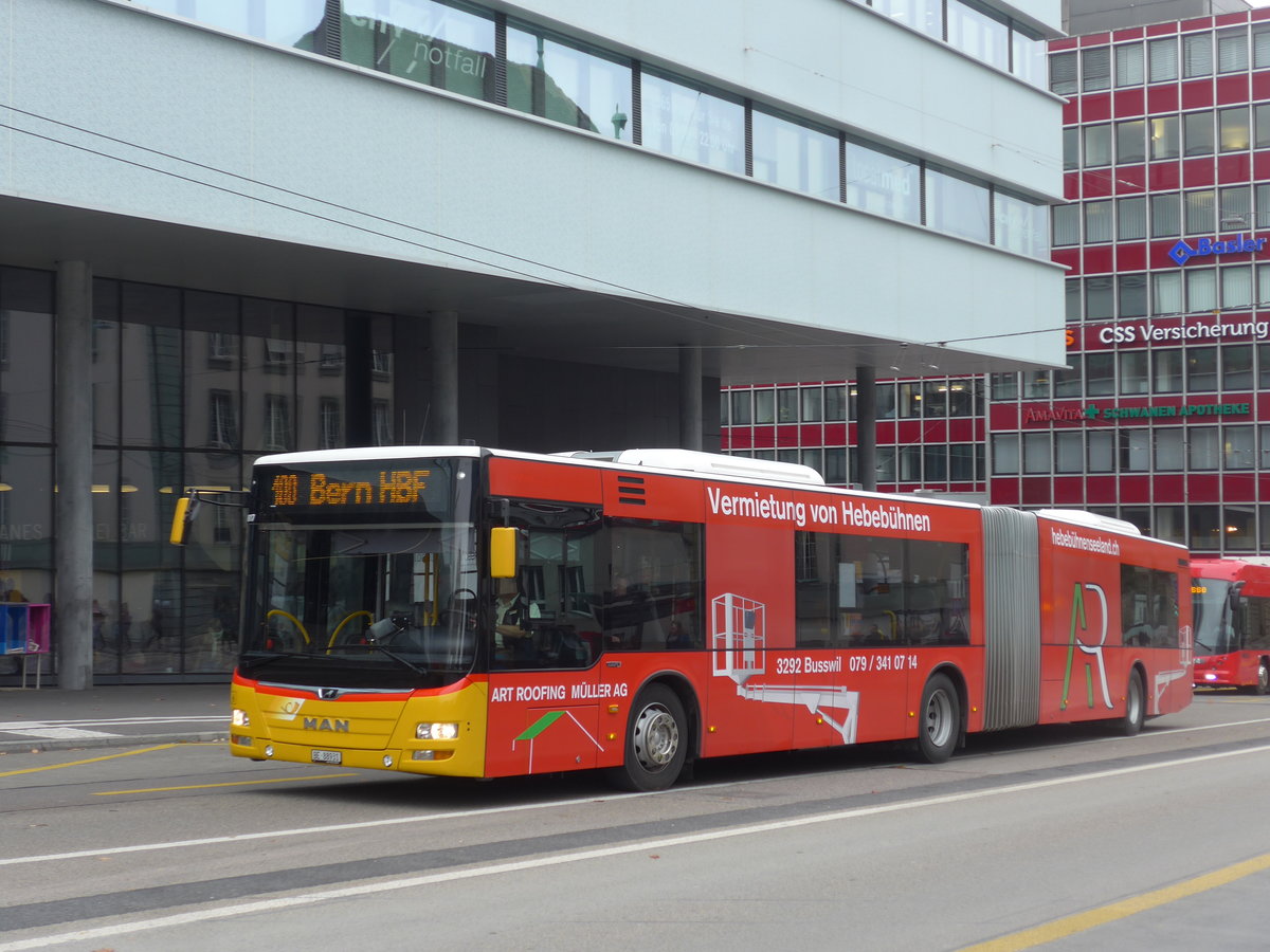 (199'140) - AVA Aarberg - Nr. 2/BE 88'931 - MAN am 29. Oktober 2018 in Bern, Schanzenstrasse