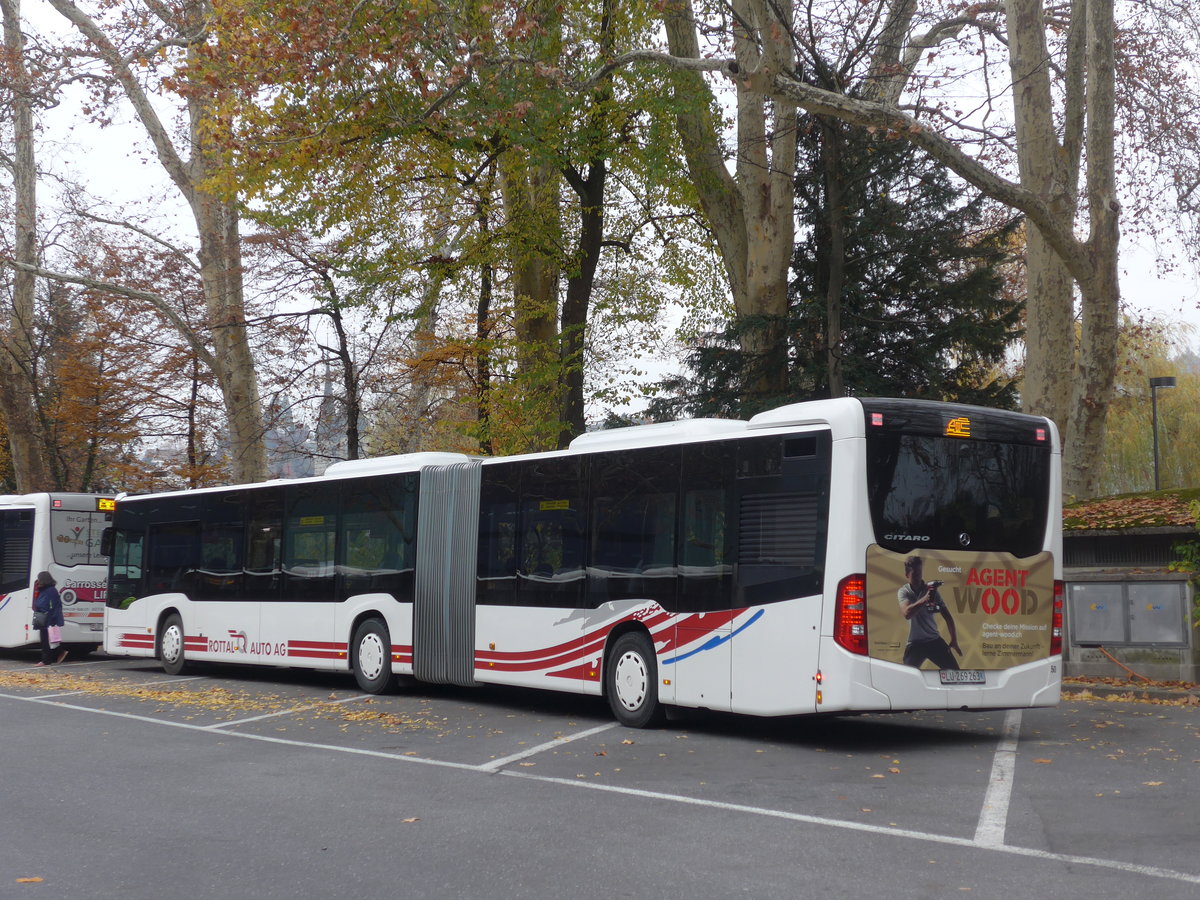 (199'353) - ARAG Ruswil - Nr. 50/LU 269'263 - Mercedes am 18. November 2018 in Luzern, Inseli-P