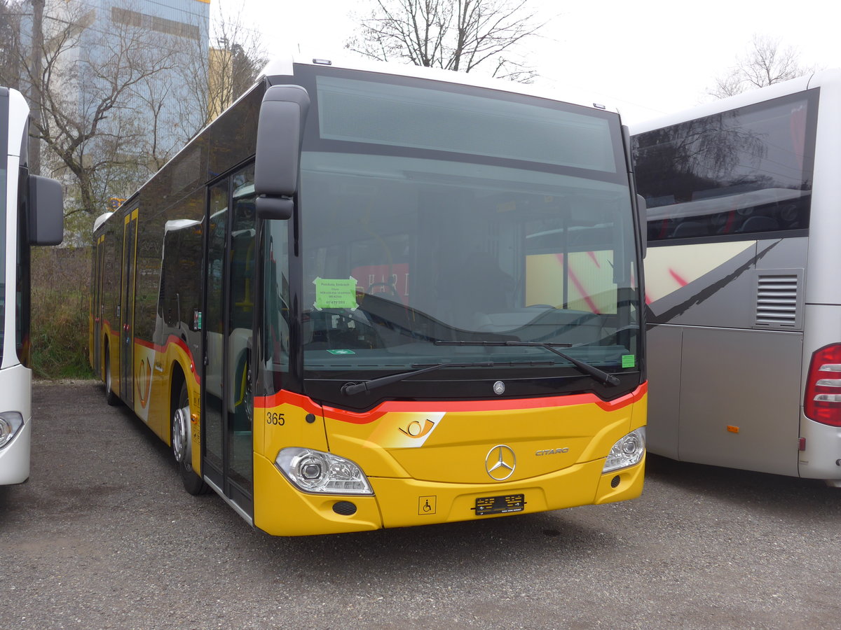 (199'409) - PostAuto Zrich - Nr. 365 - Mercedes am 18. November 2018 in Kloten, EvoBus