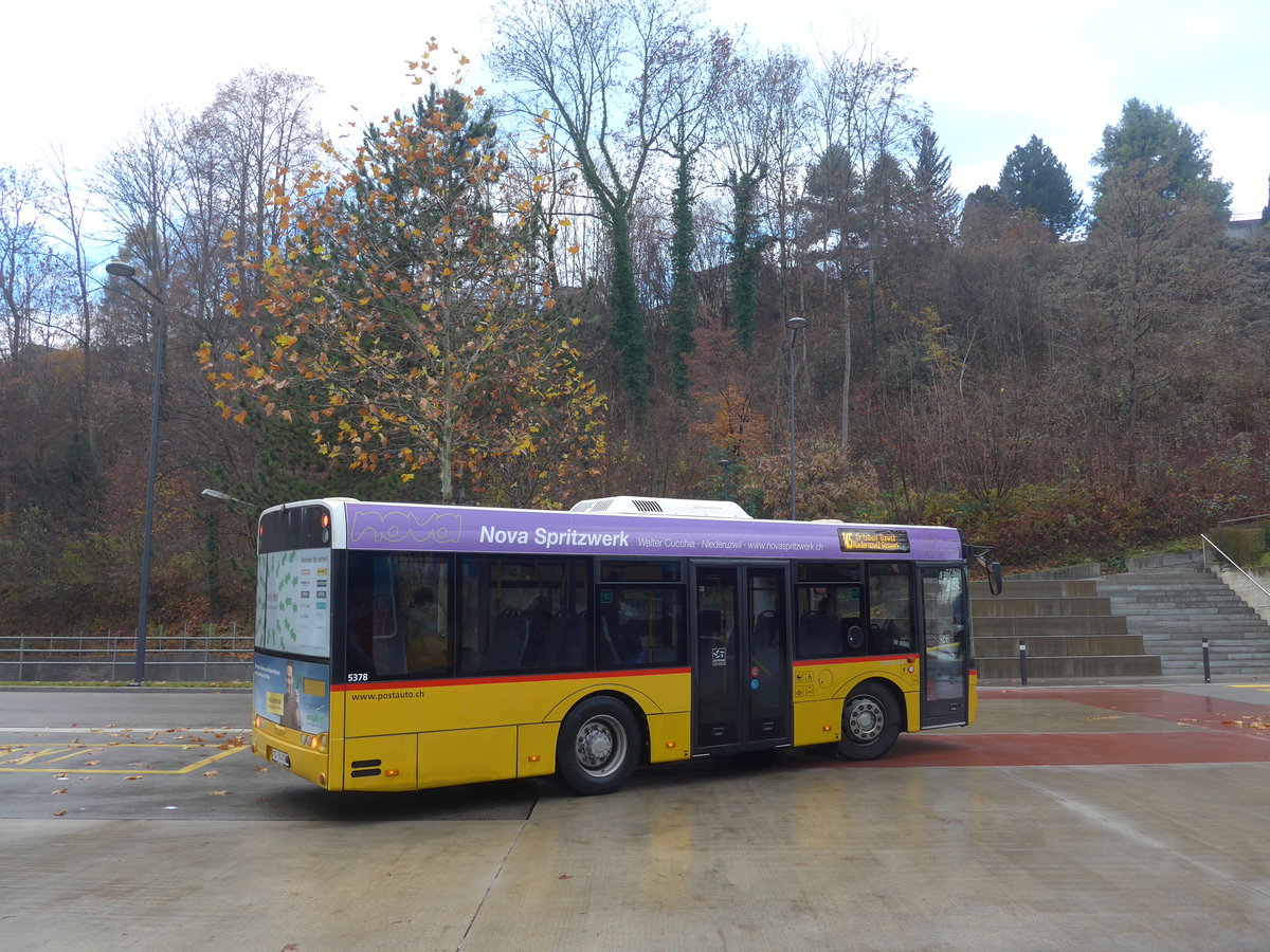 (199'535) - Schmidt, Oberbren - SG 304'021 - Solaris am 24. November 2018 beim Bahnhof Uzwil
