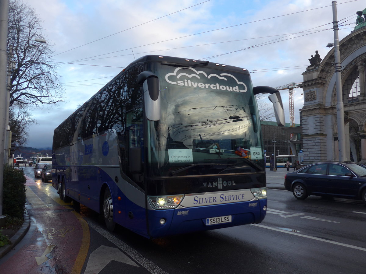 (200'149) - Aus England: Leger, Rotherham - SS13 LSS - Van Hool am 24. Dezember 2018 beim Bahnhof Luzern