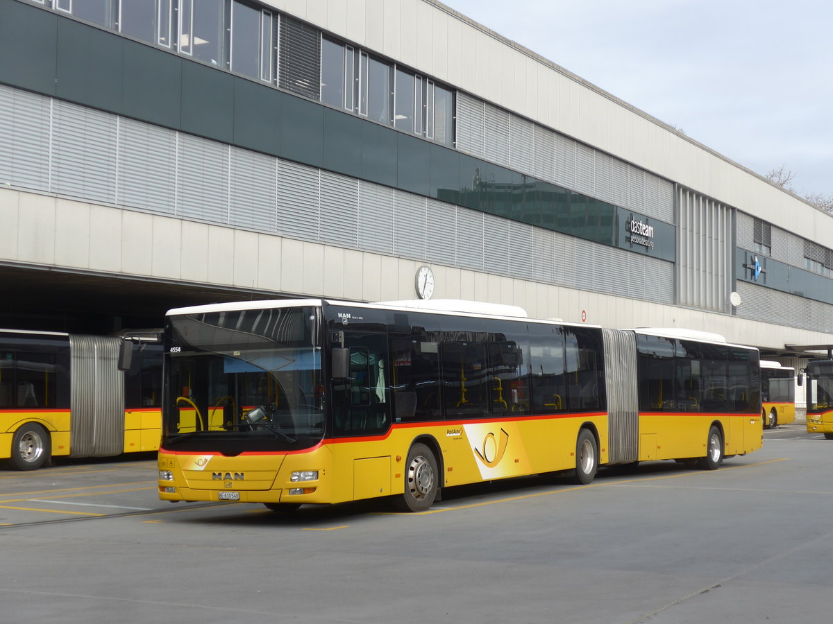 (200'450) - PostAuto Bern - Nr. 661/BE 610'548 - MAN am 31. Dezember 2018 in Bern, Postautostation