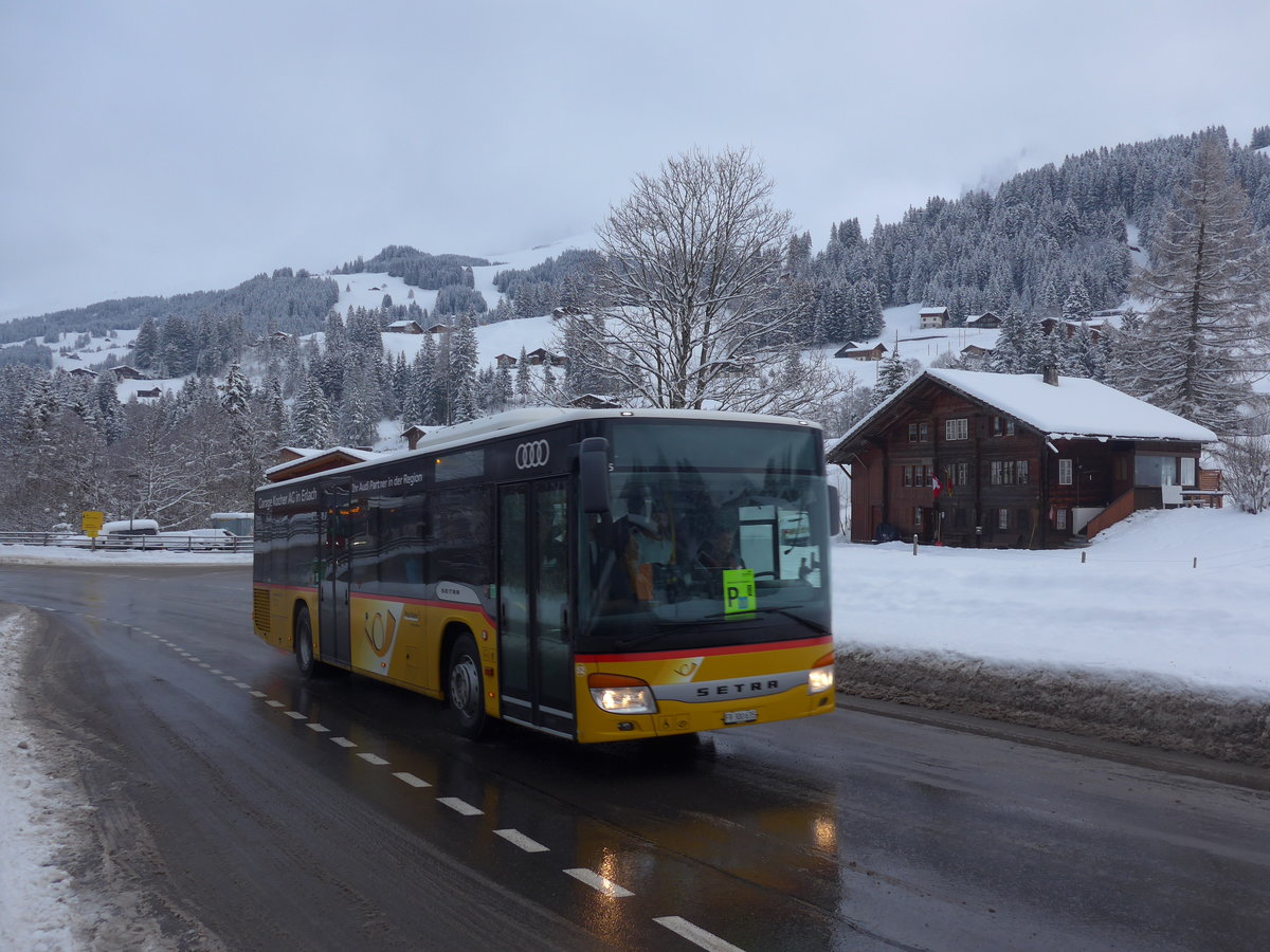 (200'770) - Wieland, Murten - Nr. 52/FR 300'635 - Setra am 12. Januar 2019 in Adelboden, Oey