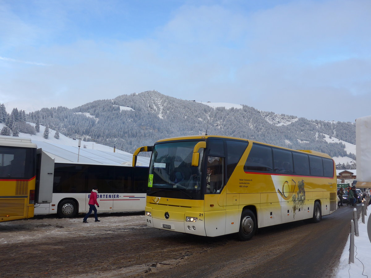 (200'807) - Tschannen, Zofingen - Nr. 21/AG 178'801 - Mercedes am 12. Januar 2019 in Adelboden, Weltcup