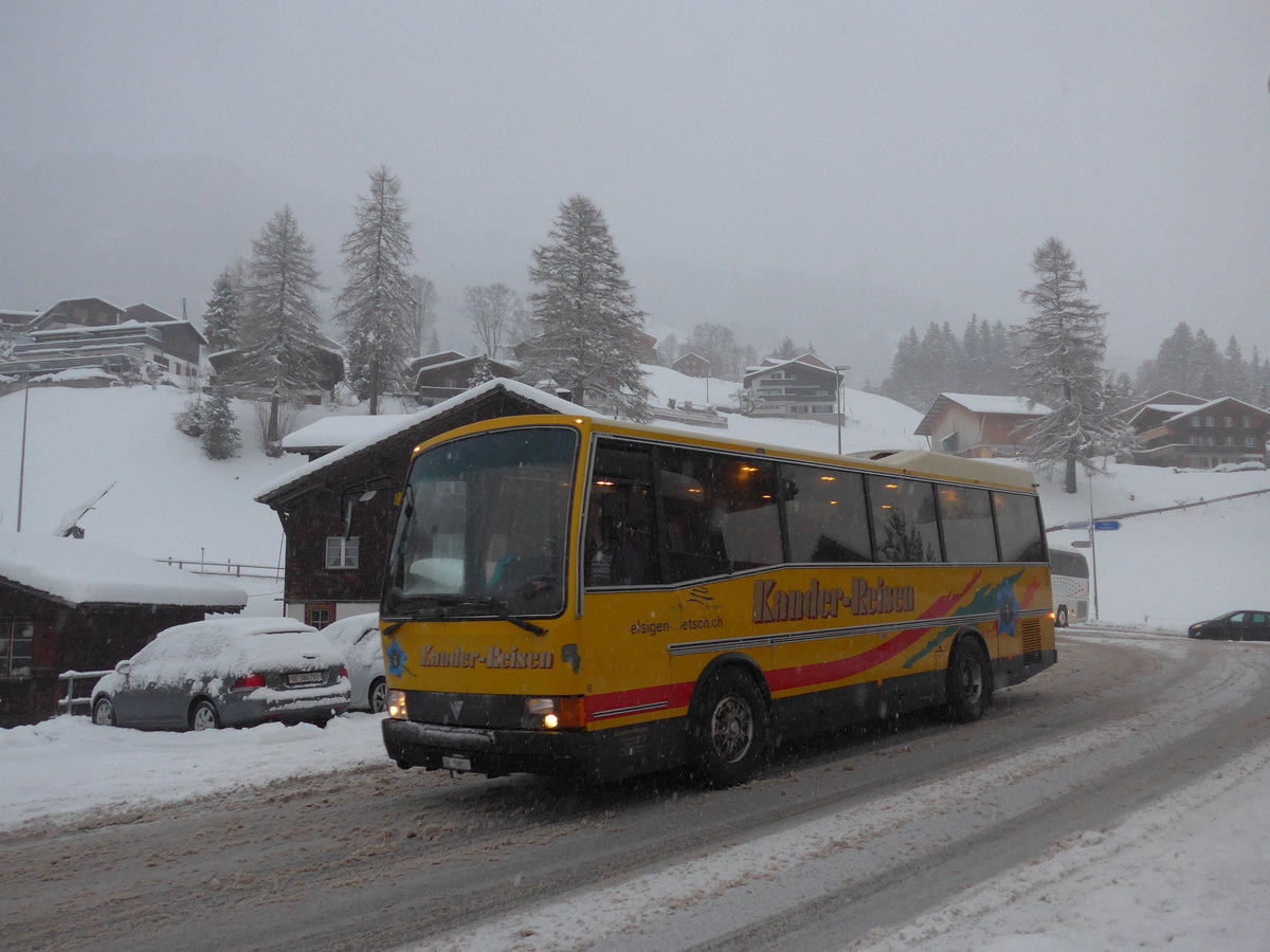 (201'034) - Kander-Reisen, Frutigen - Nr. 6/BE 59'817 - Vetter (ex AVG Grindelwald Nr. 18) am 13. Januar 2019 in Adelboden, Oey