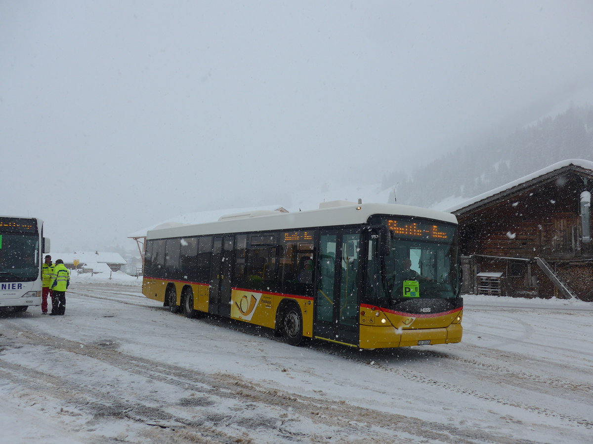 (201'147) - Steiner, Messen - SO 20'145 - Scania/Hess am 13. Januar 2019 in Adelboden, Weltcup