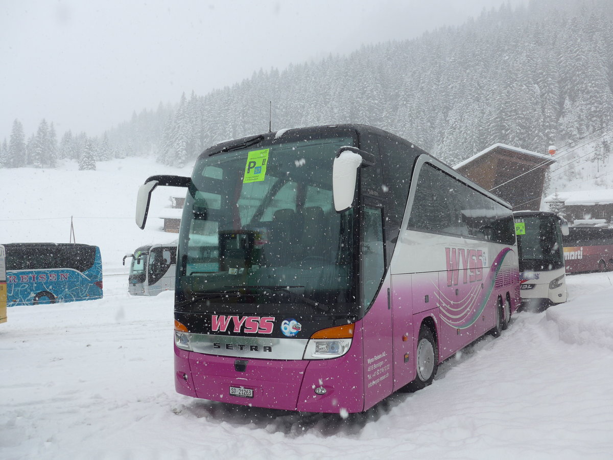 (201'148) - Wyss, Boningen - Nr. 50/SO 21'263 - Setra am 13. Januar 2019 in Adelboden, Unter dem Birg