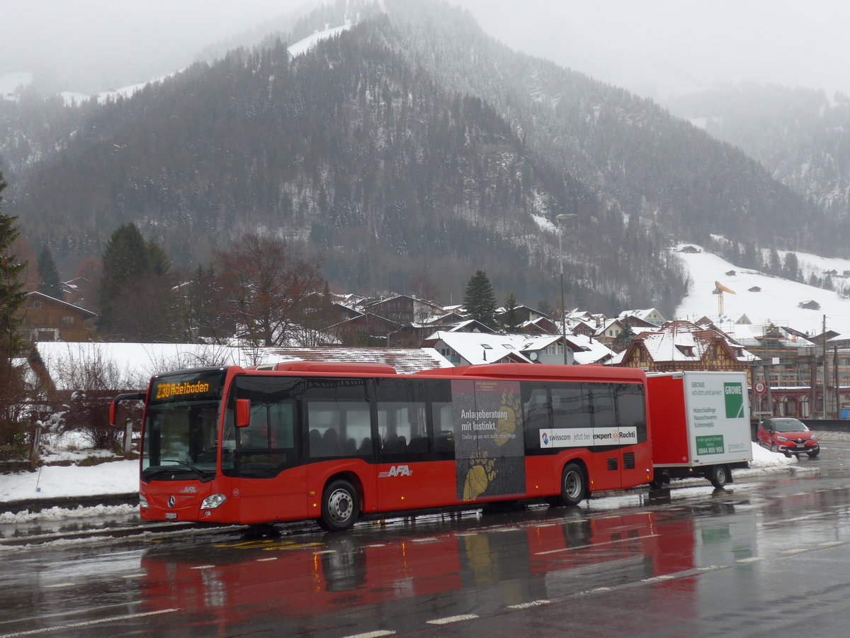 (201'192) - AFA Adelboden - Nr. 96/BE 823'926 - Mercedes am 13. Januar 2019 beim Bahnhof Frutigen