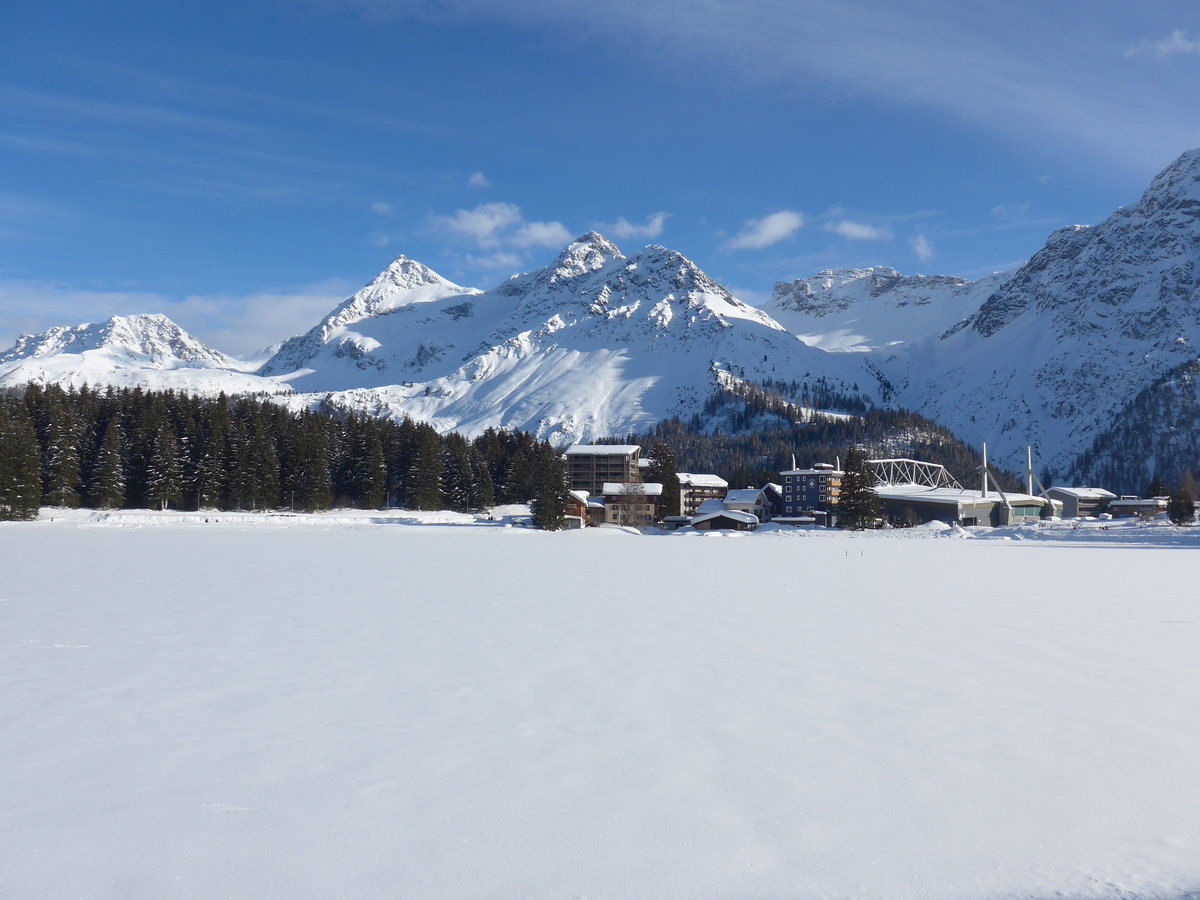 (201'290) - Der Obersee am 19. Januar 2019 in Arosa