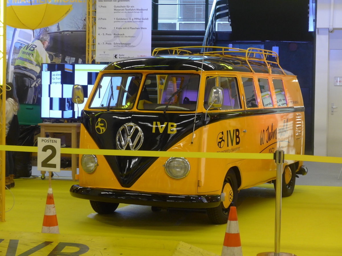 (201'538) - IVB, Binningen - VW am 11. Februar 2019 in Basel, MUBA