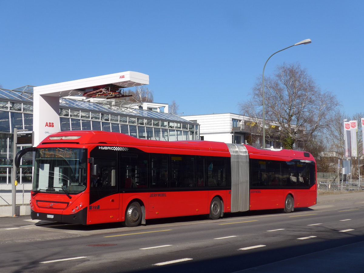 (201'703) - Bernmobil, Bern - Nr. 877/BE 832'877 - Volvo am 18. Februar 2019 in Kniz, Weiermatt