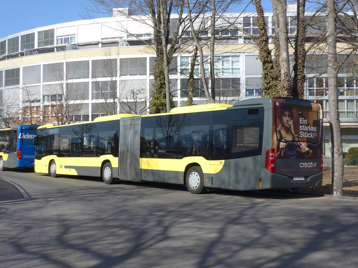 (201'743) - STI Thun - Nr. 167/BE 752'167 - Mercedes am 19. Februar 2019 bei der Schifflndte Thun