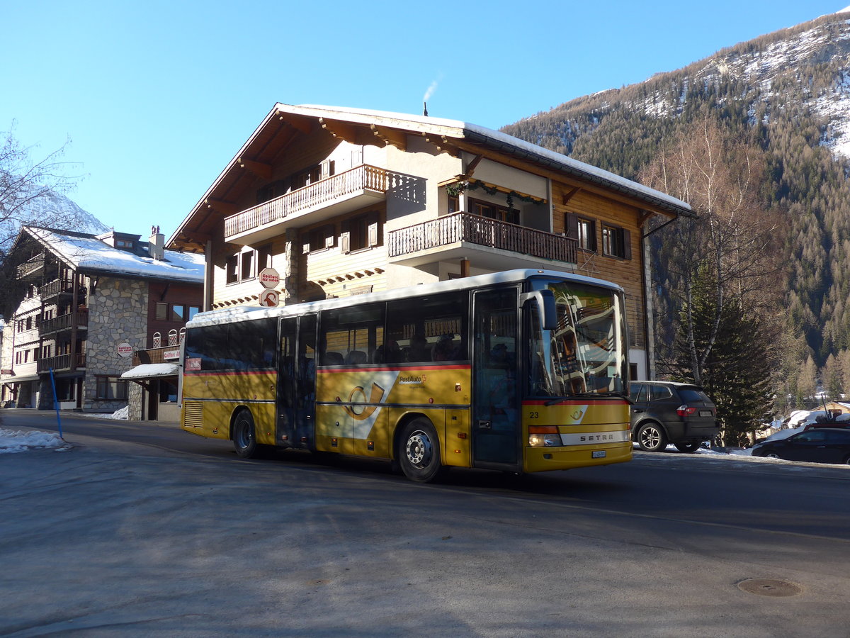 (201'756) - Jaggi, Kippel - Nr. 23/VS 484'881 - Setra am 24. Februar 2019 in Evolne, Route de Lannaz