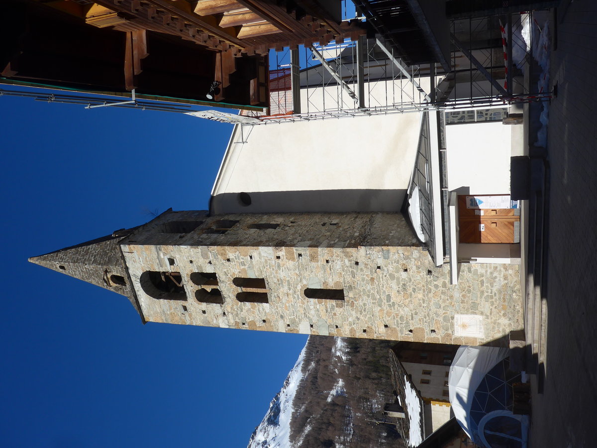(201'760) - Die Kirche von Evol�ne am 24. Februar 2019