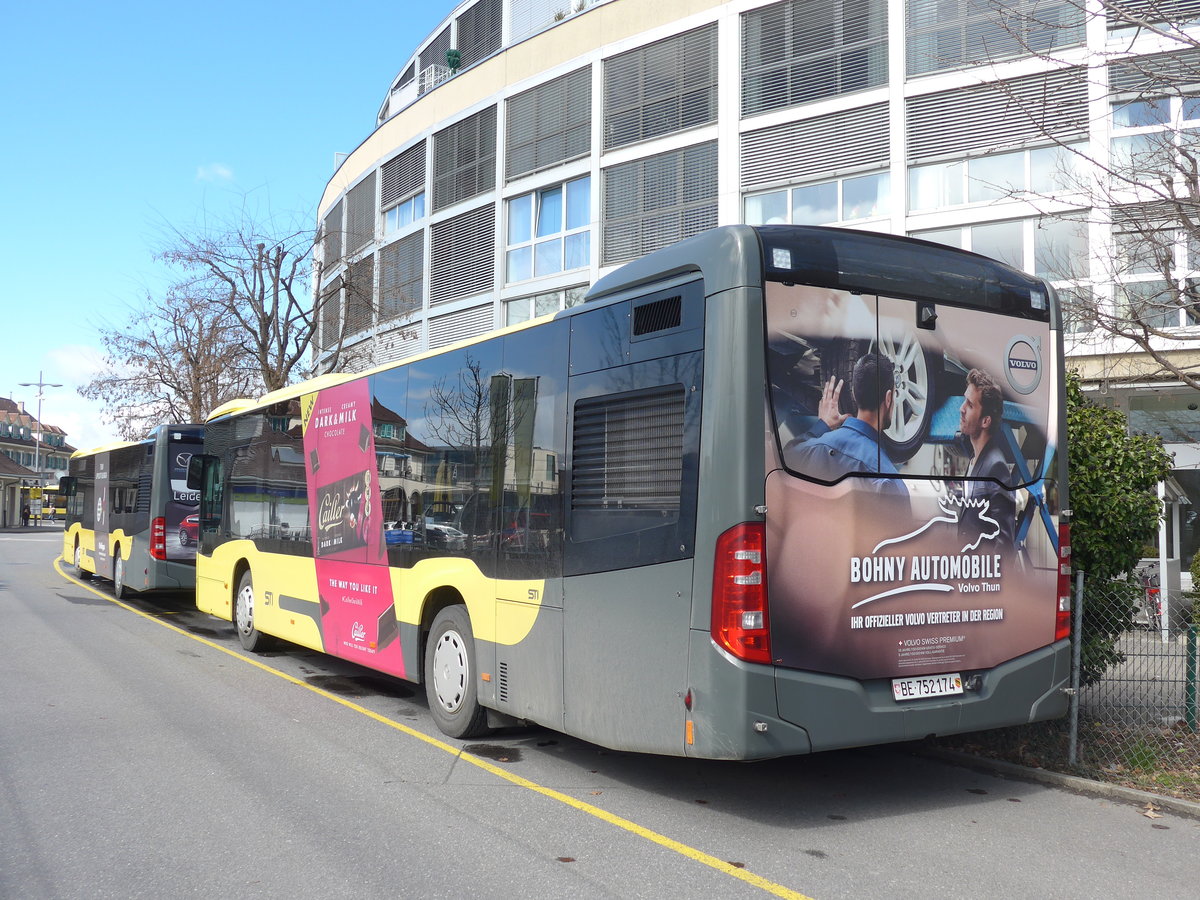 (202'375) - STI Thun - Nr. 174/BE 752'174 - Mercedes am 13. Mrz 2019 bei der Schifflndte Thun