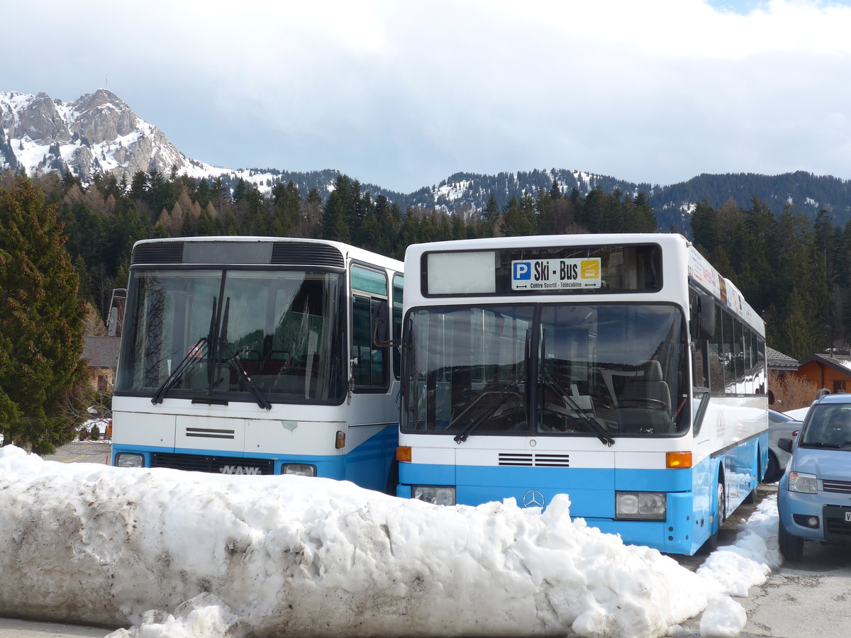 (202'462) - Leysin-Excursions, Leysin - Mercedes am 17. Mrz 2019 in Leysin, Garage