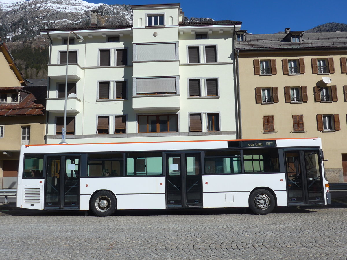 (202'527) - Meyer, Gschenen - UR 9218 - Mercedes (ex BSU Solothurn Nr. 65; ex BSU Solothurn Nr. 59) am 19. Mrz 2019 beim Bahnhof Airolo