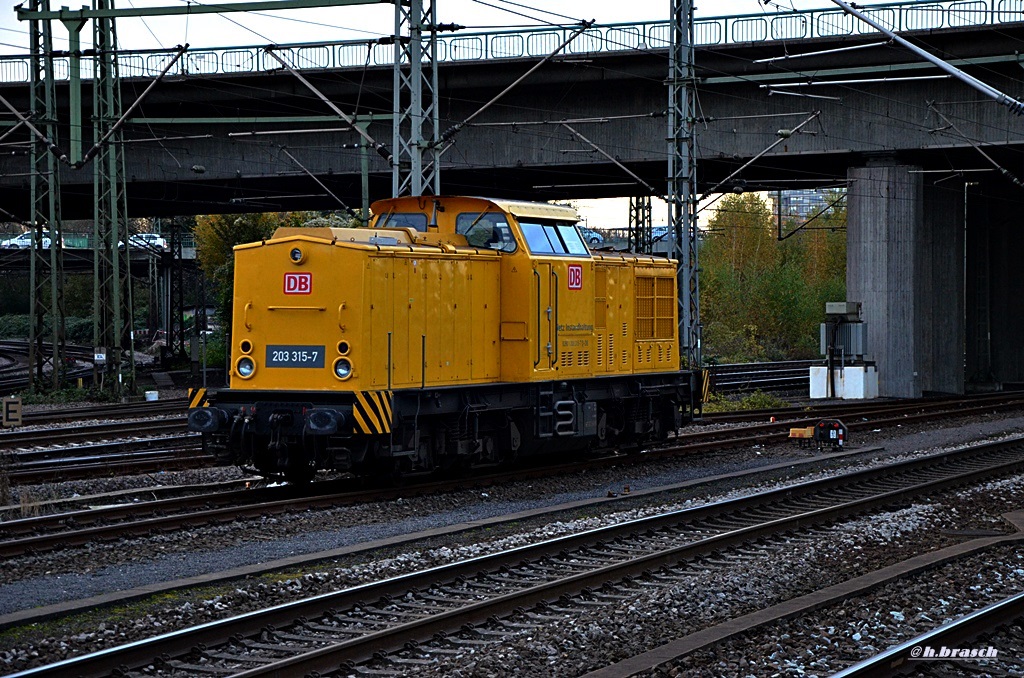 203 315-7 war abgestellt am 01.11.14 beim bf hh-harburg