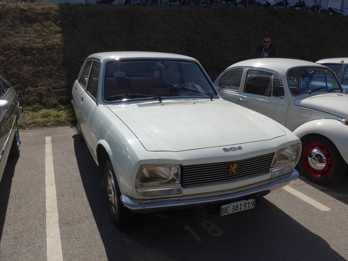 (203'160) - Peugeot - BE 381'919 - am 24. M�rz 2019 in Granges-Paccot, Forum-Fribourg 
