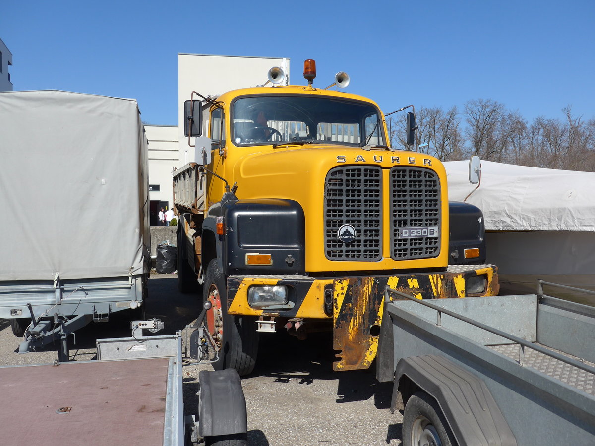 (203'192) - Saurer am 24. M�rz 2019 in Granges-Paccot, Forum-Fribourg