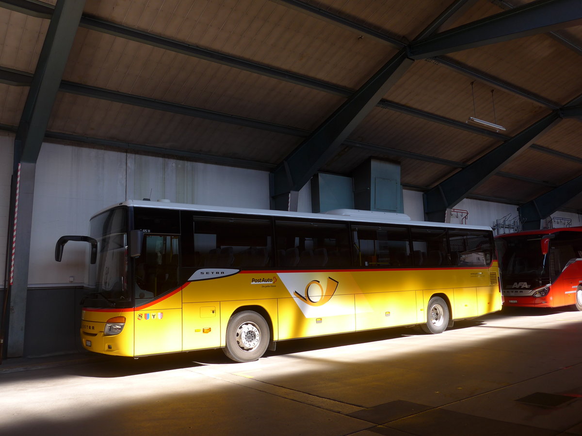 (203'433) - PostAuto Bern - BE 171'453 - Setra (ex AVG Meiringen Nr. 73) am 31. Mrz 2019 in Adelboden, Busstation (Einsatz AFA)