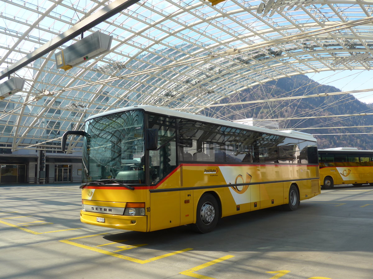 (203'810) - PostAuto Graubnden (Thepra 10) - GR 178'949 - Setra am 19. April 2019 in Chur, Postautostation