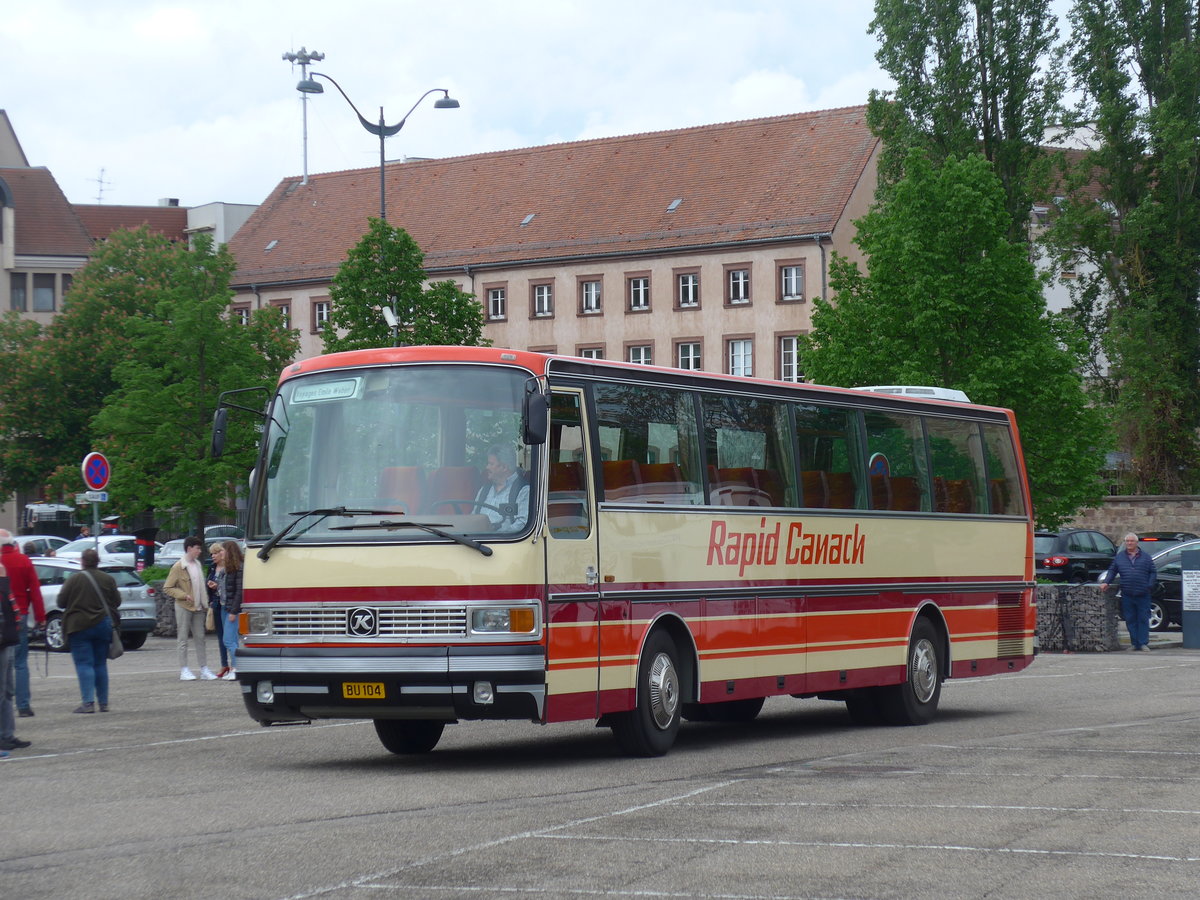 (203'992) - Aus Luxemburg: Weber, Canach - BU 104 - Setra am 26. April 2019 in Haguenau, Parkplatz