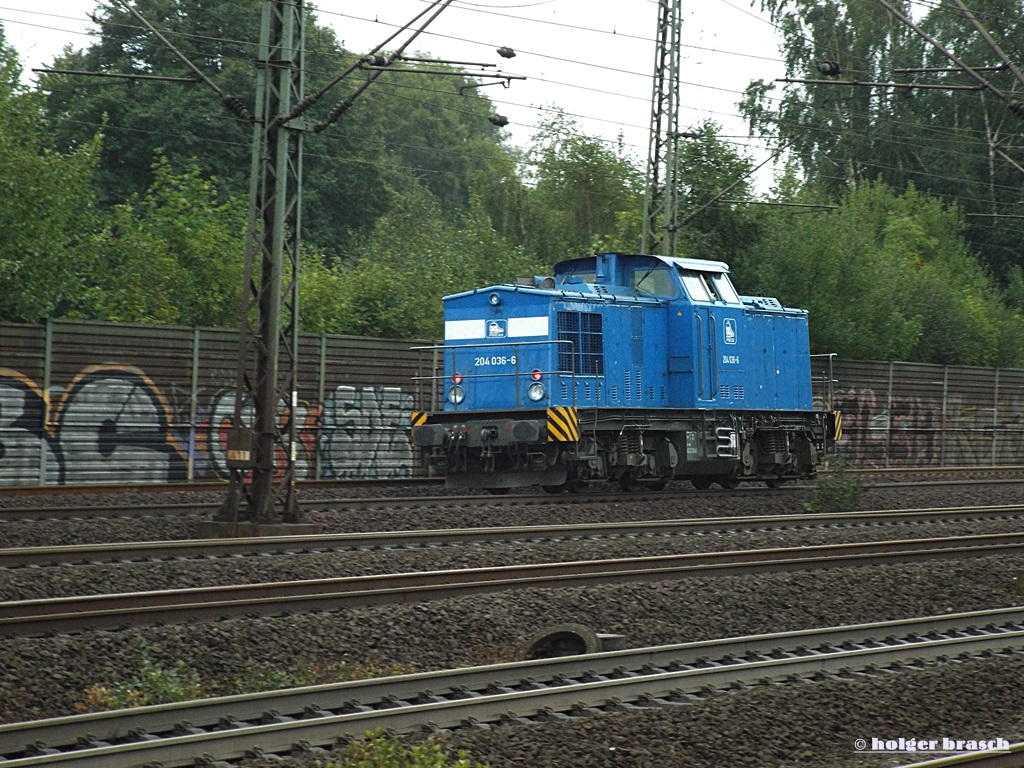 204 036-6 der PRESS fuhr lz am 03.09.13 durch hh-harburg