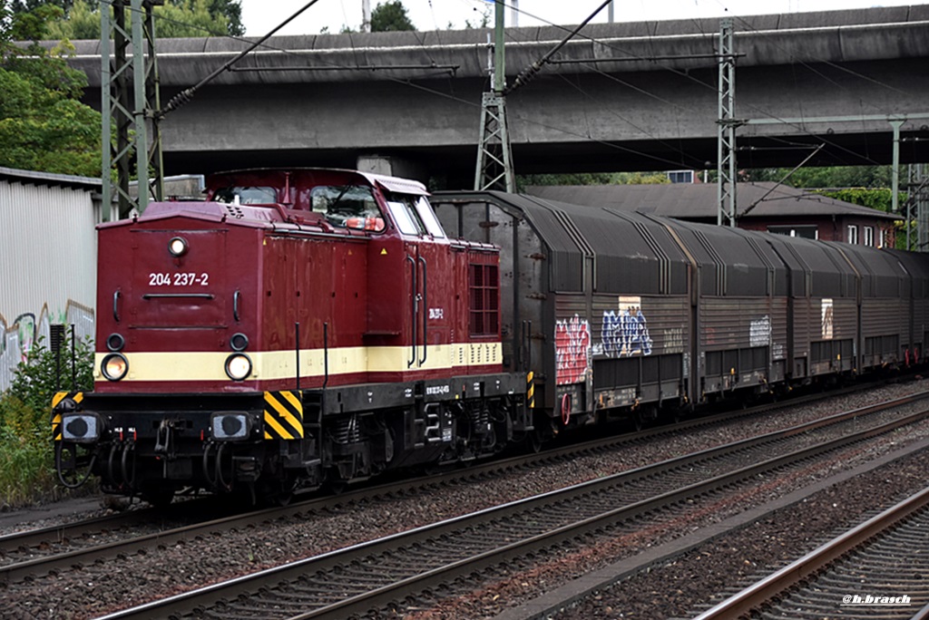 204 237-2 fuhr mit einen autozug durch hh-harburg,02.09.16