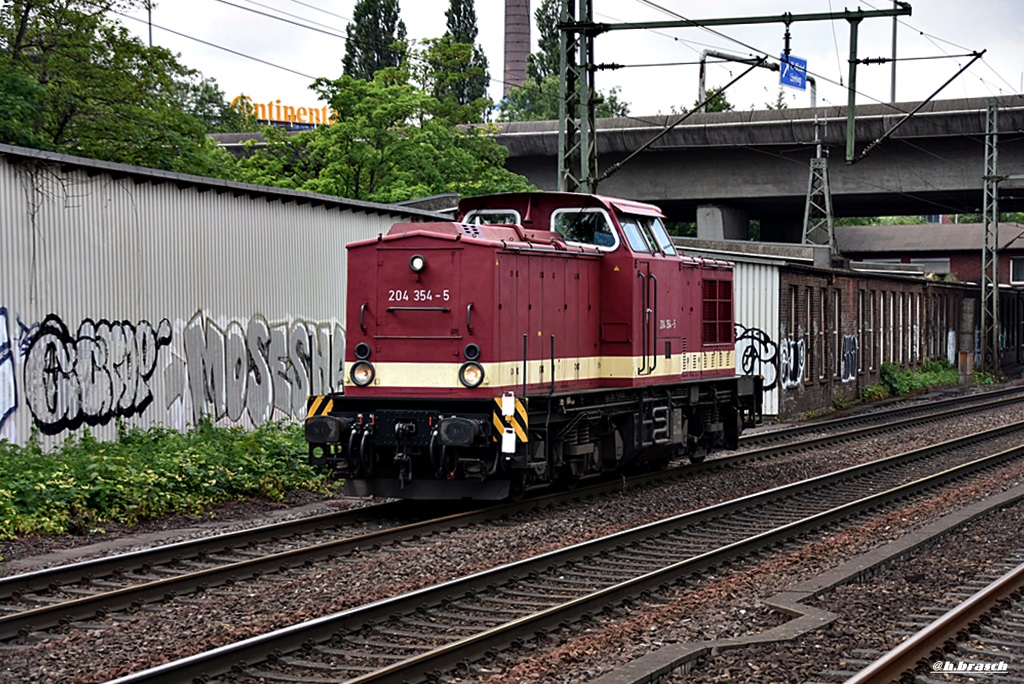 204 354-5 fuhr solo durch hh-harburg,02.06.16