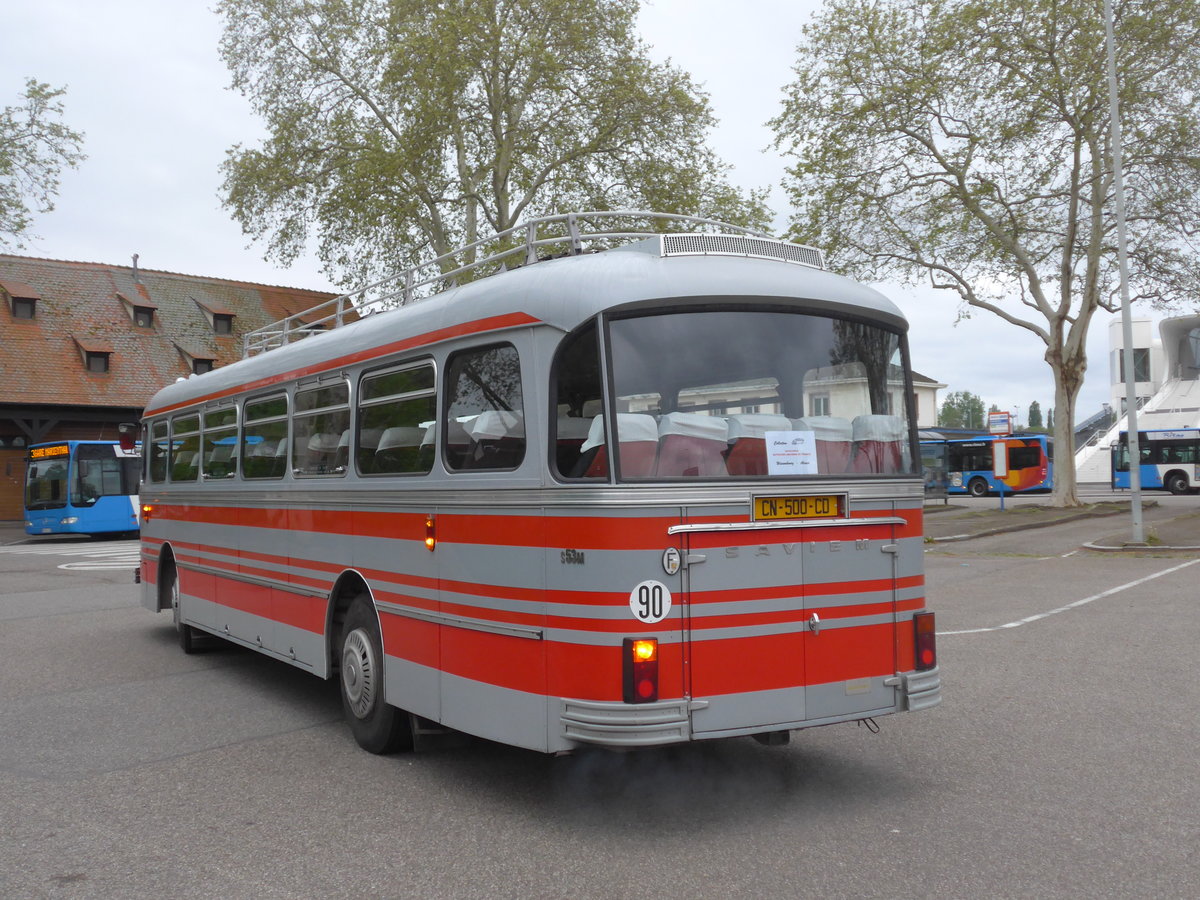 (204'149) - Bonnaud, Cavaillon - CN 500 CD - Saviem (ex Comtadins, Carpentras) am 27. April 2019 beim Bahnhof Haguenau